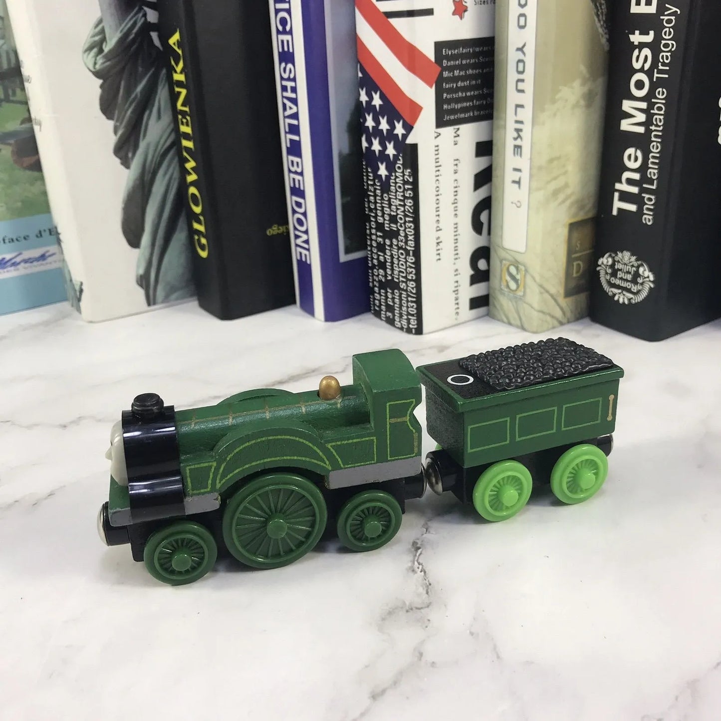 Classic Wooden Train Set for Kids