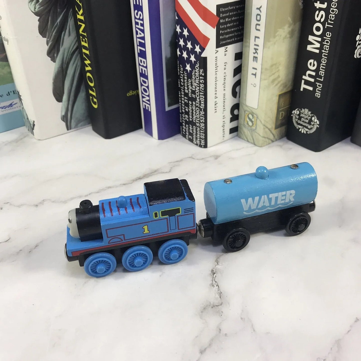 Classic Wooden Train Set for Kids