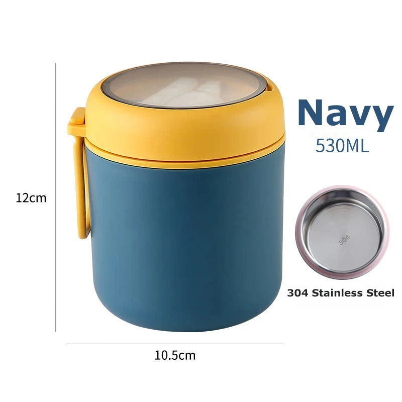 Insulated Thermal Food Jar – 530ml / 710ml