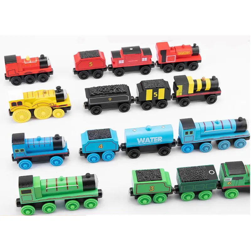 Classic Wooden Train Set for Kids