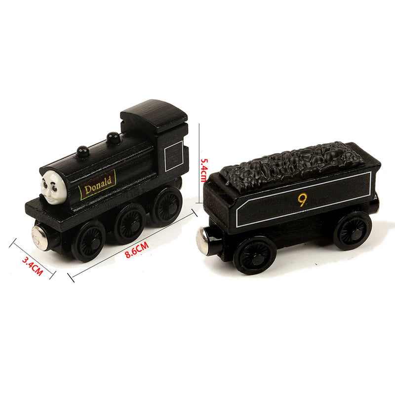 Classic Wooden Train Set for Kids