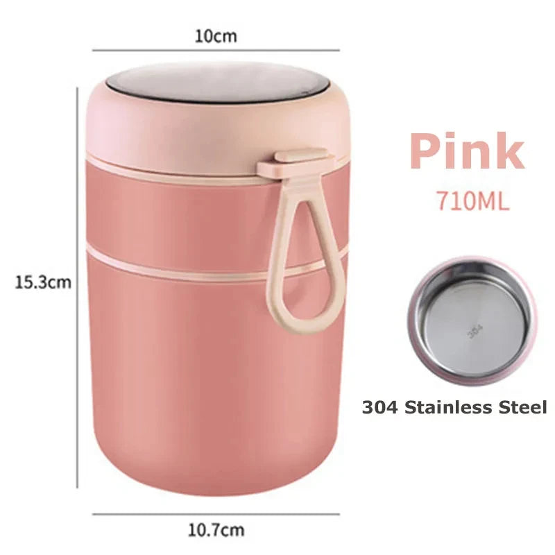 Insulated Thermal Food Jar – 530ml / 710ml