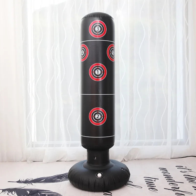 120cm Inflatable Punching Bag – Stress Relief Boxing Toy for Kids & Adults