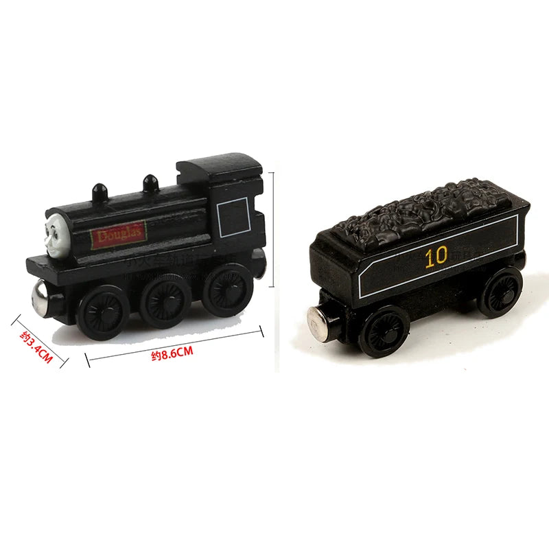 Classic Wooden Train Set for Kids