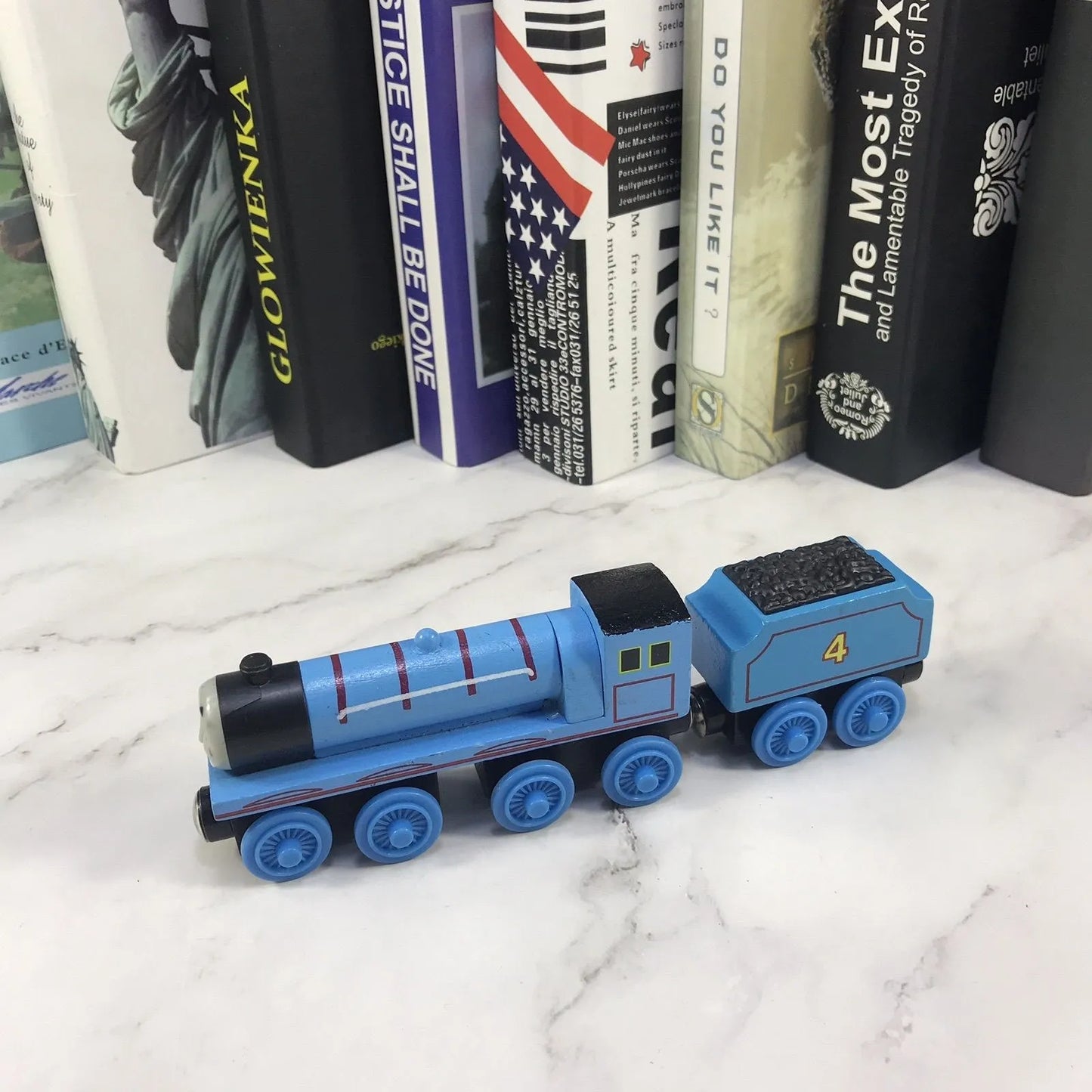 Classic Wooden Train Set for Kids