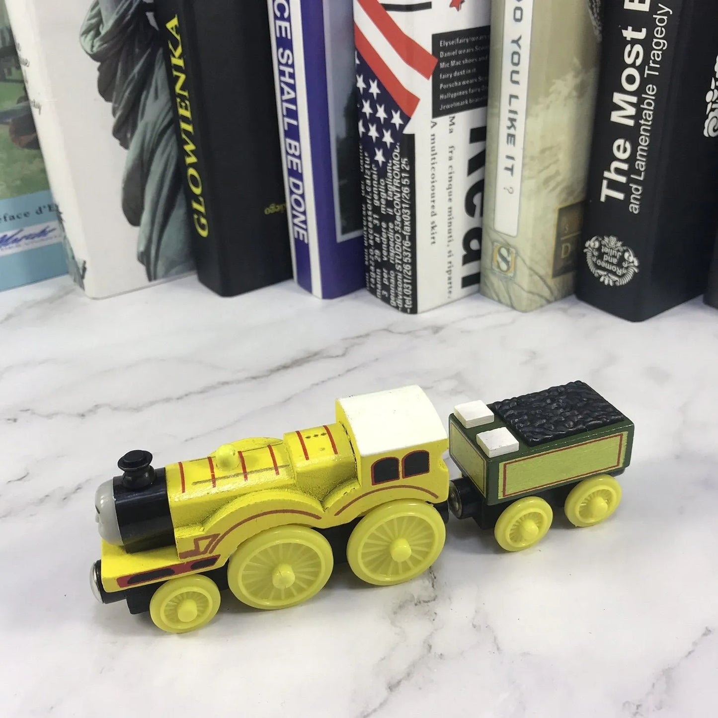 Classic Wooden Train Set for Kids