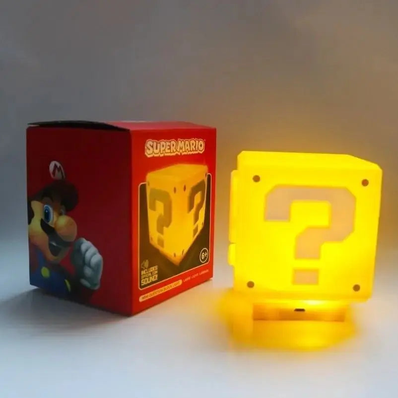 Retro Gaming LED Mood Light – Pac-Man, Super Mushroom & Star Night Lamps (Voice Control)