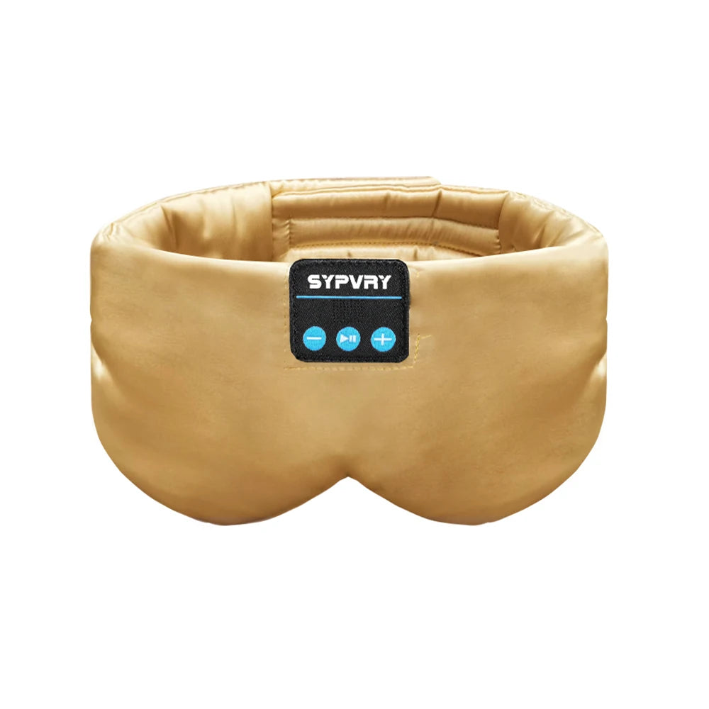 Wireless Bluetooth Eye Mask with Built-In Headphones – Music Sleep Mask for Men & Women