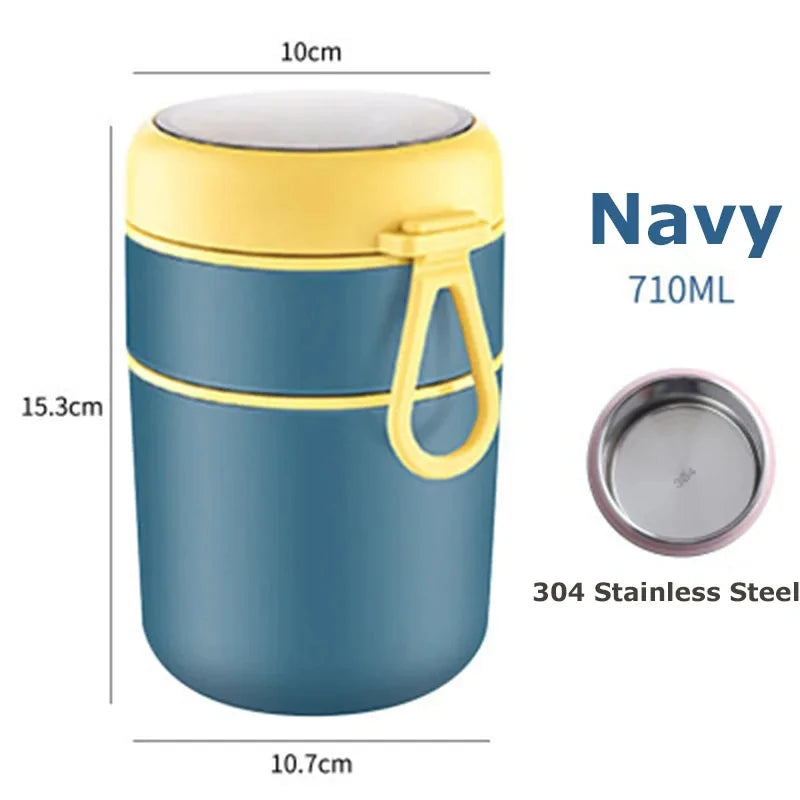 Insulated Thermal Food Jar – 530ml / 710ml