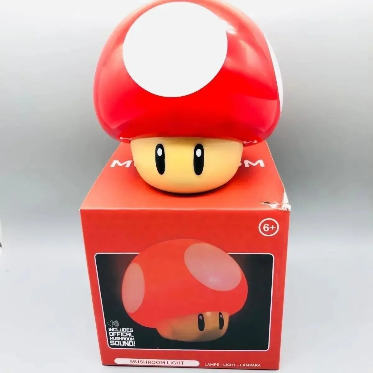 Retro Gaming LED Mood Light – Pac-Man, Super Mushroom & Star Night Lamps (Voice Control)