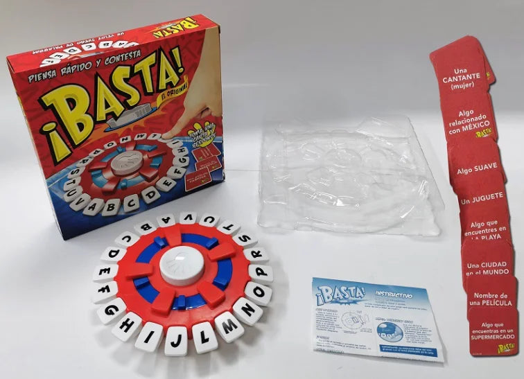¡BASTA! Word Game – Spanish & English Versions | Fast-Paced Family Board Game