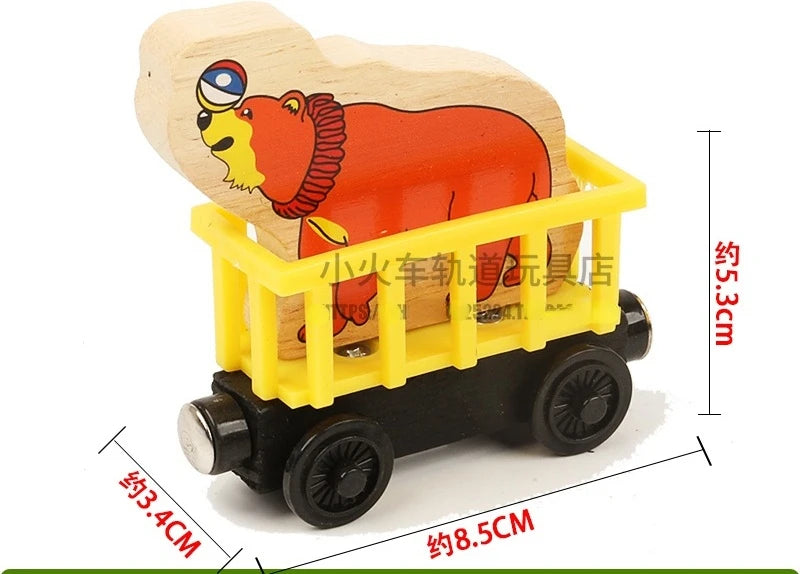 Classic Wooden Train Set for Kids