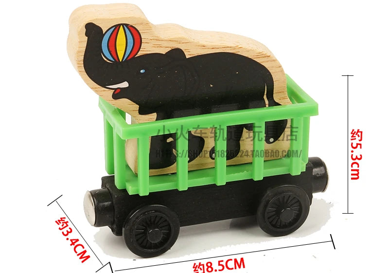 Classic Wooden Train Set for Kids