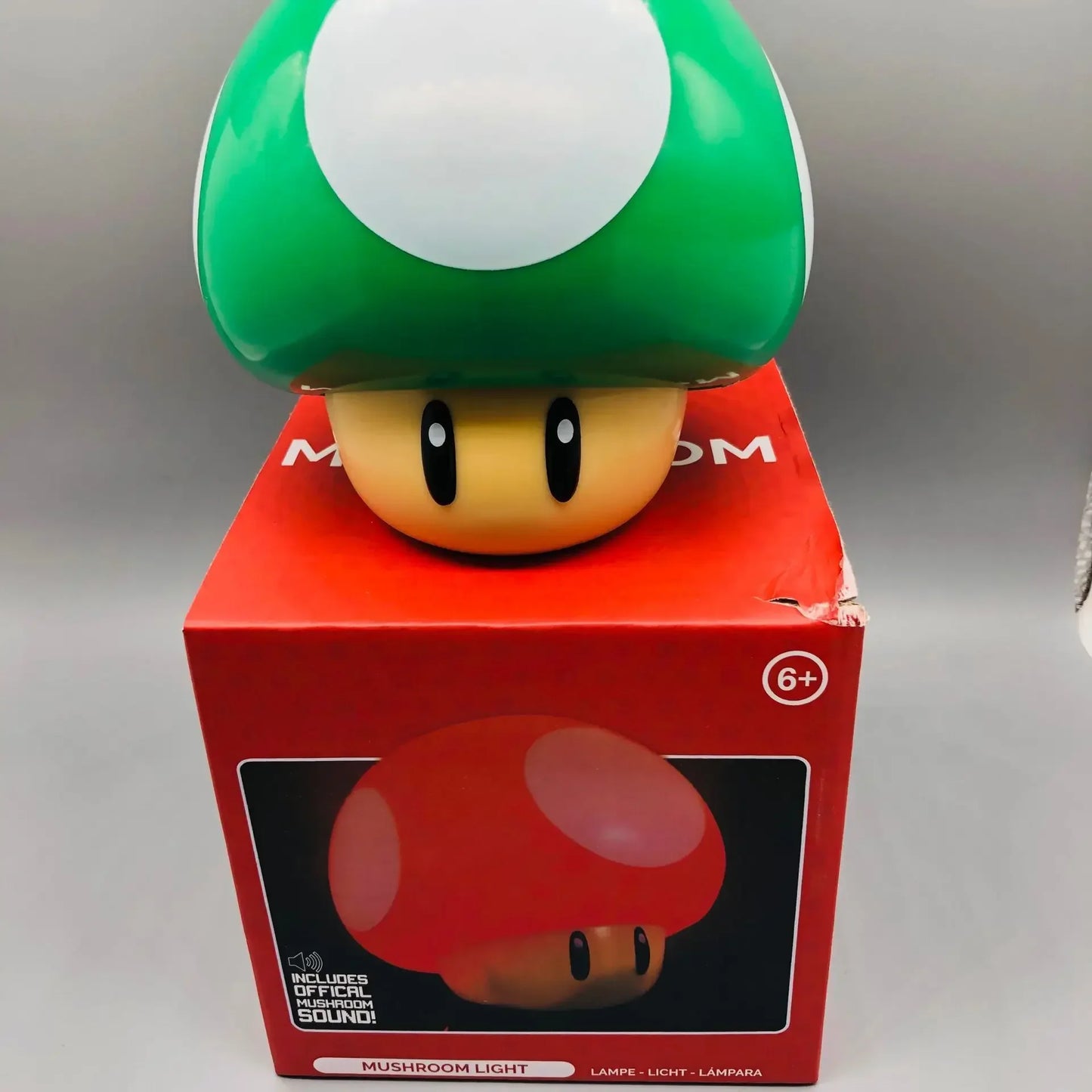 Retro Gaming LED Mood Light – Pac-Man, Super Mushroom & Star Night Lamps (Voice Control)