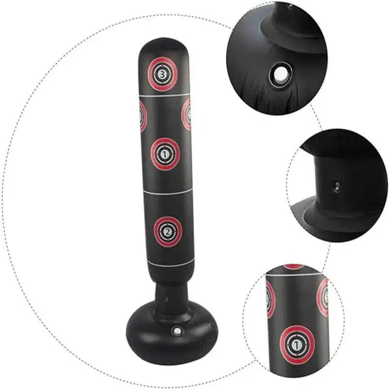 120cm Inflatable Punching Bag – Stress Relief Boxing Toy for Kids & Adults