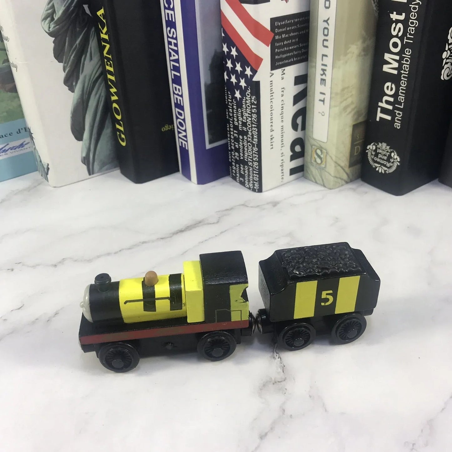 Classic Wooden Train Set for Kids