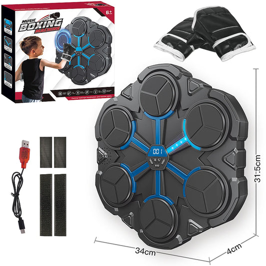 Bluetooth Boxing Wall Target – Interactive Music Fitness Machine