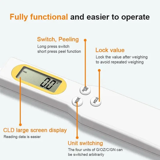 Digital Measuring Spoon Scale – Precision Kitchen Tool with LCD Display