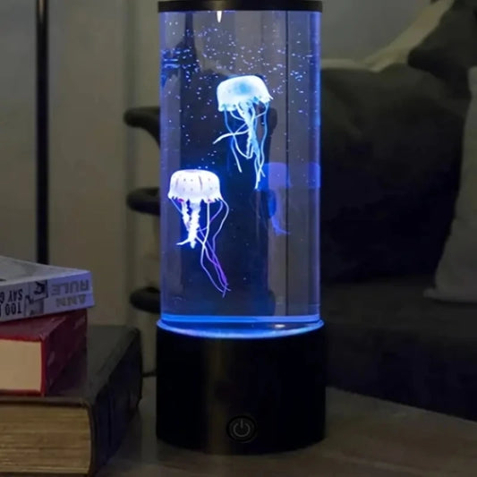 Jellyfish Lava Lamp – 7-Color Ocean Mood Light