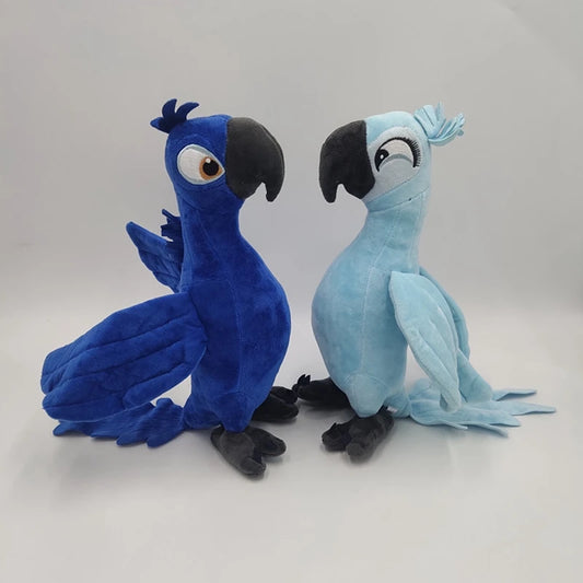 Blue Parrot Plush Toy Set – Inspired by Rio Movie Characters | Soft Stuffed Birds for Kids & Collectors